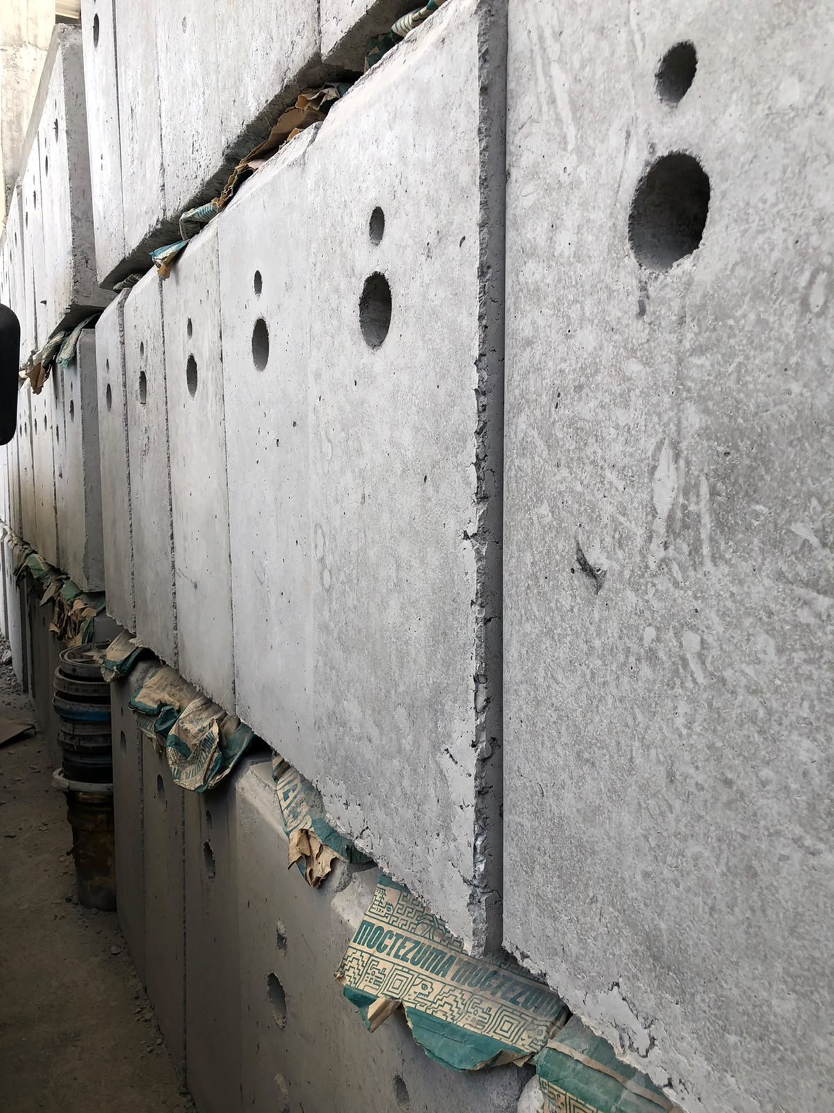 Bases rectas de concreto ROMAING