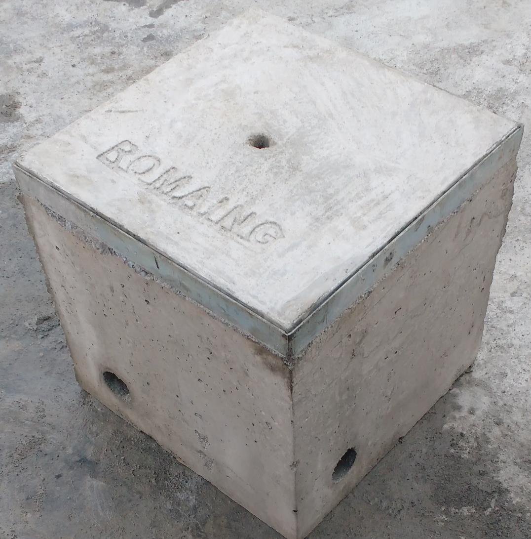 Registro cuadrado 40 x 40 x 40 ROMAING